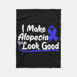 Alopecia Areata-Geschenk - Haarausfall-Bewusstsein Fleecedecke