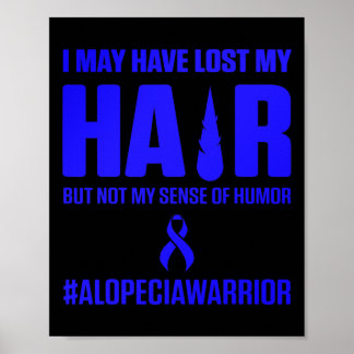 Alopecia Awareness Haarausfall Krieger Überlebende Poster