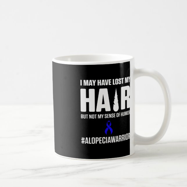 Alopecia Awareness Hair Loss Krieger Überlebende 3 Kaffeetasse (Rechts)