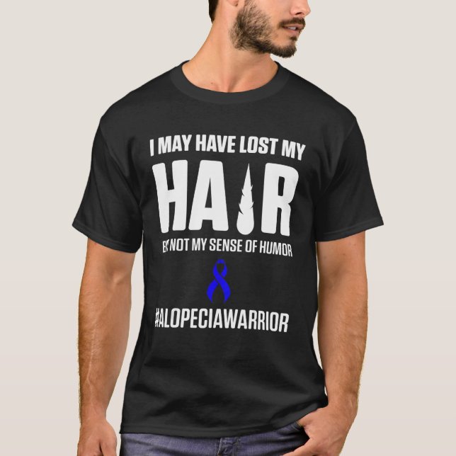 Alopecia Awareness Hair Loss Warrior Survivor 3 T-Shirt (Vorderseite)