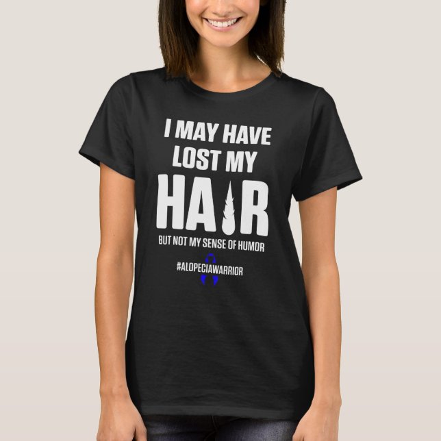 Alopecia Awareness Hair Loss Warrior Survivor 4 T-Shirt (Vorderseite)