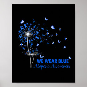 Alopecia Bewusstsein Glaube Hoffnung Liebe Dandeli Poster