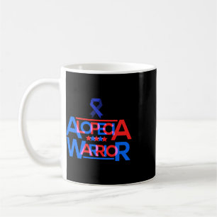 Alopecia-Bewusstsein Haarausfall Krieger Zeichen Ü Kaffeetasse