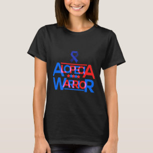 Alopecia-Bewusstsein Haarausfall Krieger Zeichen Ü T-Shirt