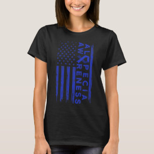 Alopecia-Bewusstsein Haarausfall Kriegerin Durchha T-Shirt