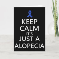Alopecia Keep Calm Es Ist Nur Ein Alopecia Blaues