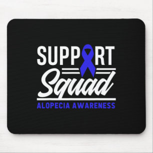 Alopecia Krieger Unterstützung Squad Alopezie Bewu Mousepad