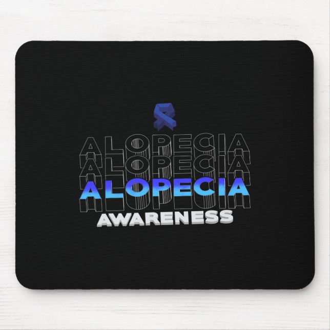 Alopecia Sensibilisierung Haarausfall Krieger Sieg Mousepad (Vorne)