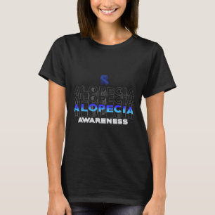 Alopecia Sensibilisierung Haarausfall Krieger Sieg T-Shirt