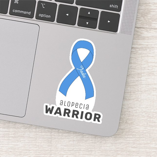Alopecia Warrior Vinyl Sticker (Detail)