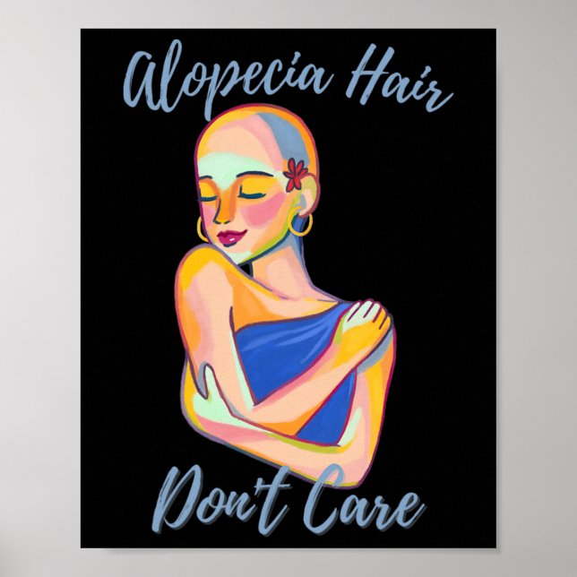 Alopezie bei Frauen1  Poster (Vorne)