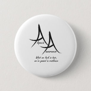 Alopezie-Bewusstsein Button