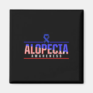 Alopezie Bewusstsein Haar Verlust Krieger Besiegun Magnet