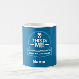 Alopezie Bewusstsein Unterstützung Geschenke Zwei- Kaffeetasse