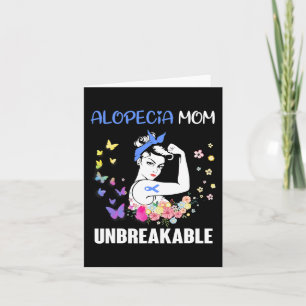 Alopezie Mama UNBREAKABLE Unterstützung Alopezie A Karte