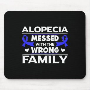 Alopezie mit dem falschen Haarausfall für die Fami Mousepad