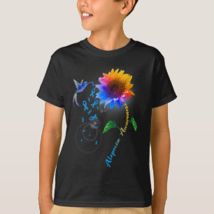 Alopezie Sensibilisierung Blauer Sonnenblume Hummi T-Shirt
