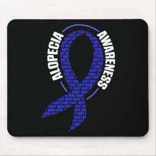 Alopezie Sensibilisierung für Haarausfall Krieger  Mousepad