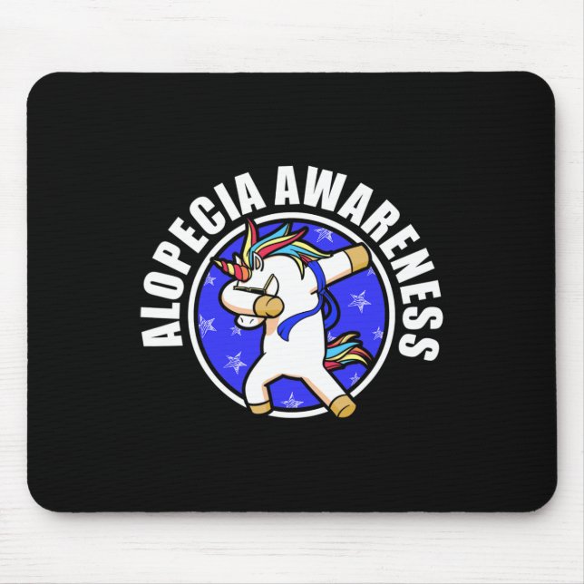 Alopezie Sensibilisierung Haarausfall Krieger Lieb Mousepad (Vorne)