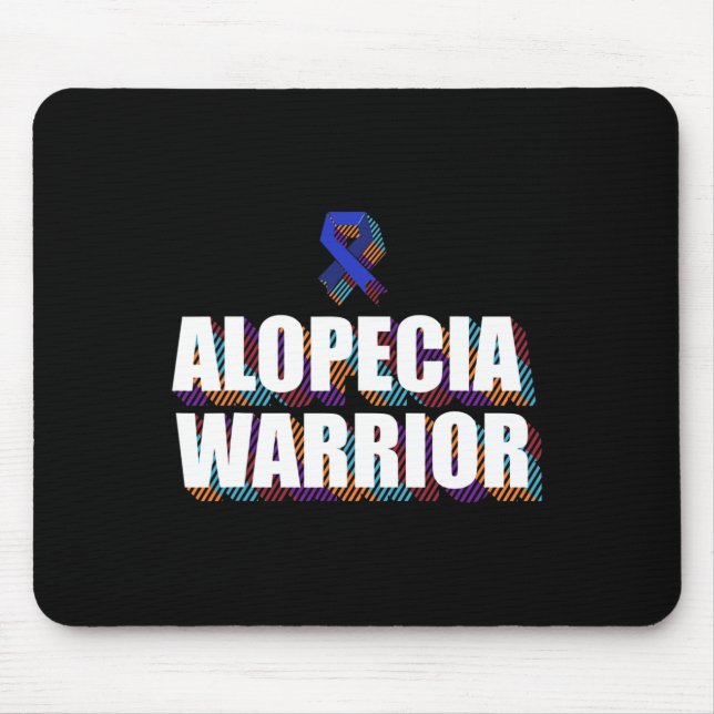 Alopezie Sensibilisierung Haarausfall Krieger Pati Mousepad (Vorne)