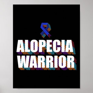 Alopezie Sensibilisierung Haarausfall Krieger Pati Poster