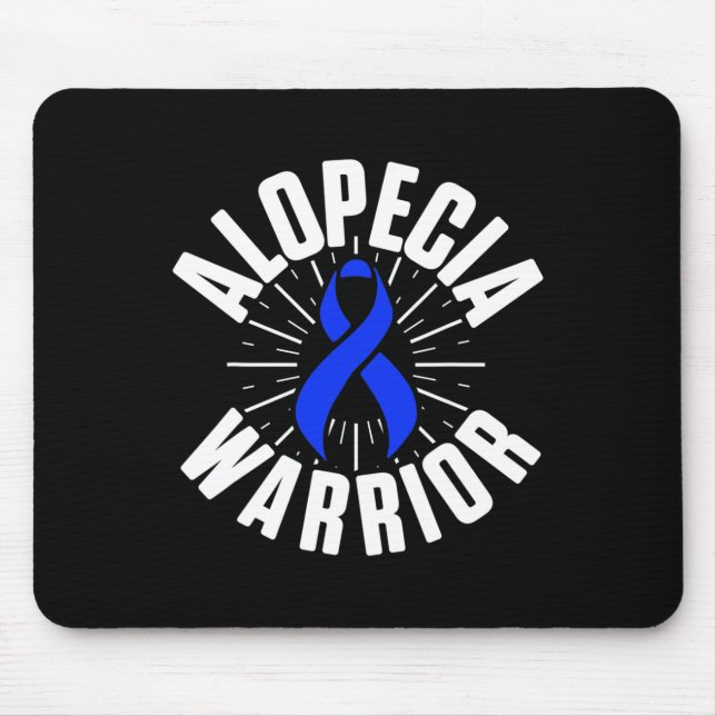 Alopezie Sensibilisierung Haarausfall Krieger Ther Mousepad (Vorne)
