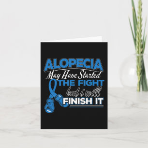 Alopezie Sensibilisierungsdesign für einen Alopezi Karte