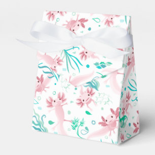 Alotta Pink Axolotls auf Weiß Geschenkschachtel