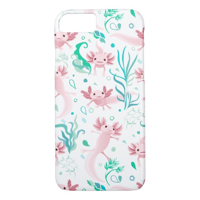 Alotta Pink Axolotls White Case-Mate iPhone Case (Rückseite)