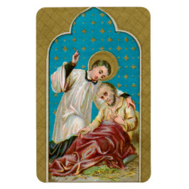 Aloysius Gonzaga & Plague Victim (M 006) Magnet