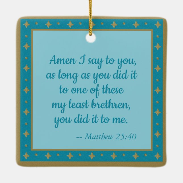 Aloysius & Plague Victim (M 006) Keramikornament (Rückseite)