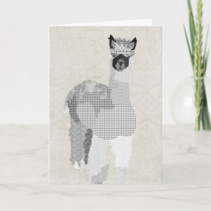 Alpaca Art Danke-Card Dankeskarte