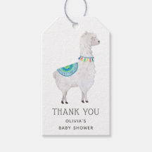 Alpaca Baby Shower Thank You | Boho Cute Llama