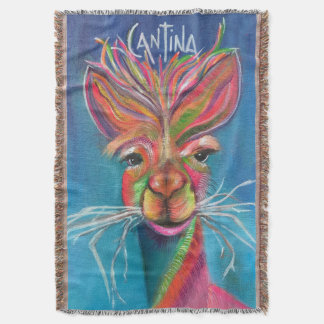 Alpaca-Baumwollwurzel Decke