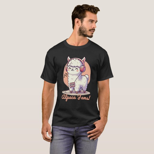 Alpaca Beats T-Shirt (Vorne ganz)