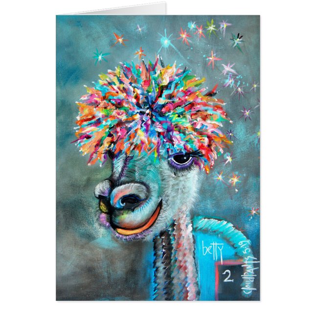 Alpaca - Bossy Betty 2 mit Story Card (Vorne)