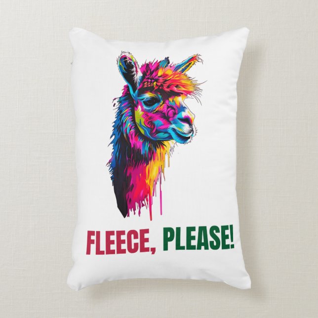 Alpaca Dekokissen (Vorderseite(Vertikal))