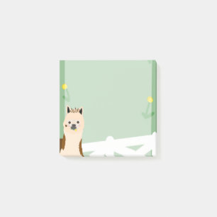 Alpaca Eating Dandelions Sticky notes Post-it Klebezettel