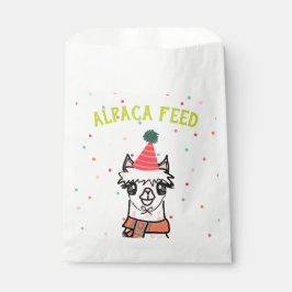 Alpaca Food Fiesta Geburtstag Geschenktütchen