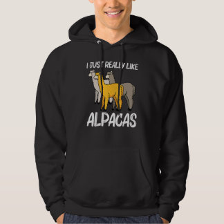 Alpaca For Men Women Camelid Mammal Animal  1 Hoodie