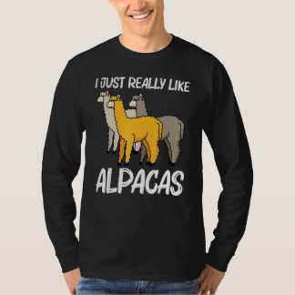 Alpaca For Men Women Camelid Mammal Animal  1 T-Shirt