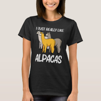 Alpaca For Men Women Camelid Mammal Animal  1 T-Shirt
