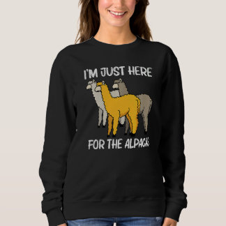 Alpaca For Men Women Camelid Mammal Animal Sweatshirt