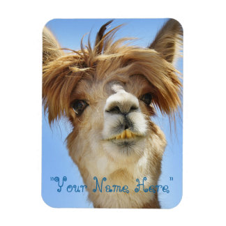 Alpaca Foto Magnet "Put own name"