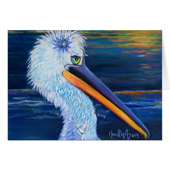 Alpaca Friend - Petunia-Karte (Vorderseite (Horizontal))