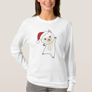 Alpaca Frohe Weihnachten Wintertiere Alpacas T-Shirt