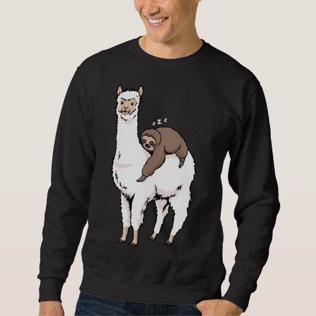 Alpaca Funny Alpaca Loafa Sweatshirt (Vorderseite)