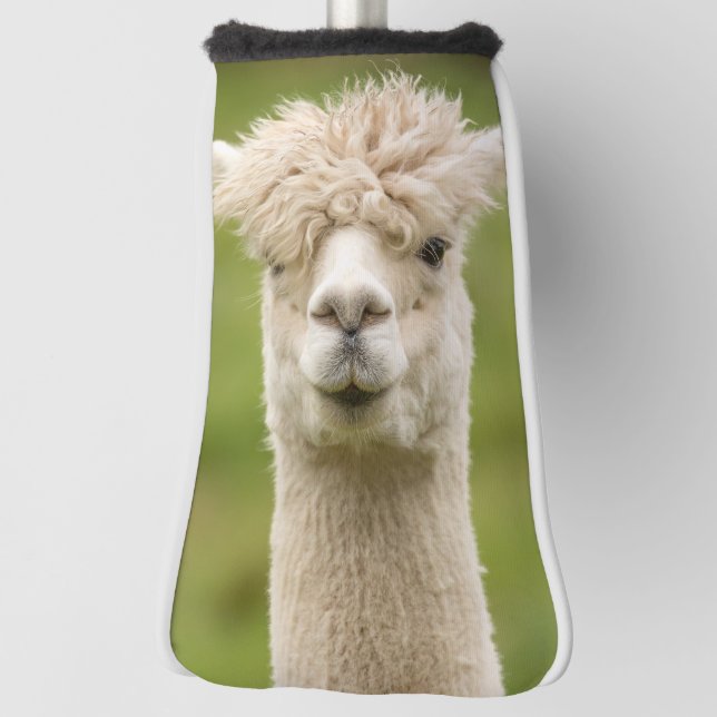 ALPACA FUNNY GOLF HEAD PUTTER COVER HEADCOVER (Rotieren 90)