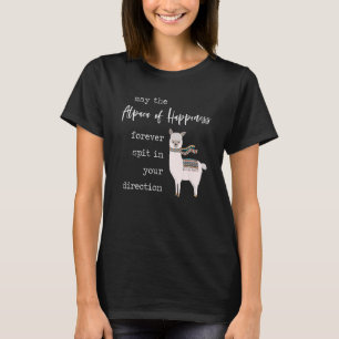 Alpaca Glück wünscht Niedliche Llama Liebe Angebot T-Shirt