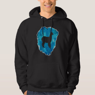 Alpaca In An Ice Block For Eternity Hoodie